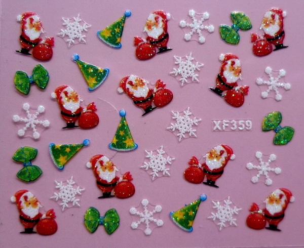 3d Christmas Decal Designs For Crafting Projects
